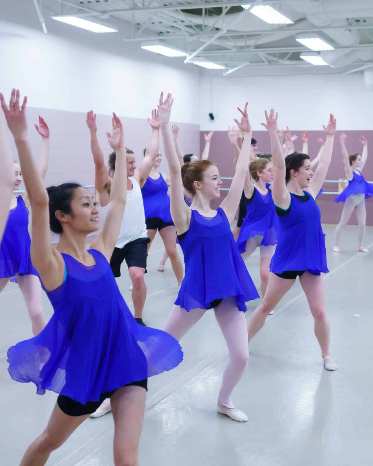 Rehaersal for On The Town, a collaborative performace with the Jackson Symphony Orchestra.