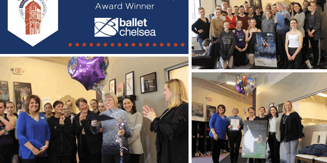 Ballet Chelsea was chosen as the 2017 Small Business Leadership Award winner by the Chelsea Area Chamber of Commerce. Photos: Chelsea Update.